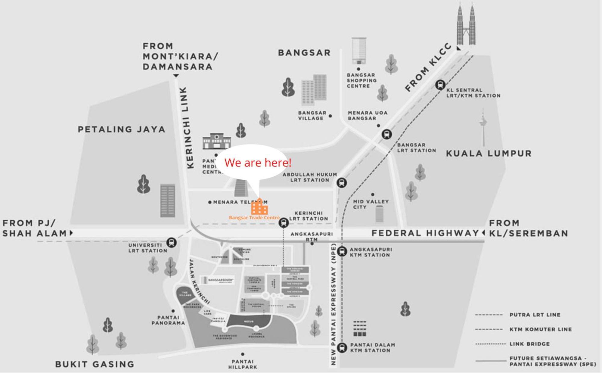Panoramic City - Bangsar South Mid Valley Kuala Lumpur Buitenkant foto